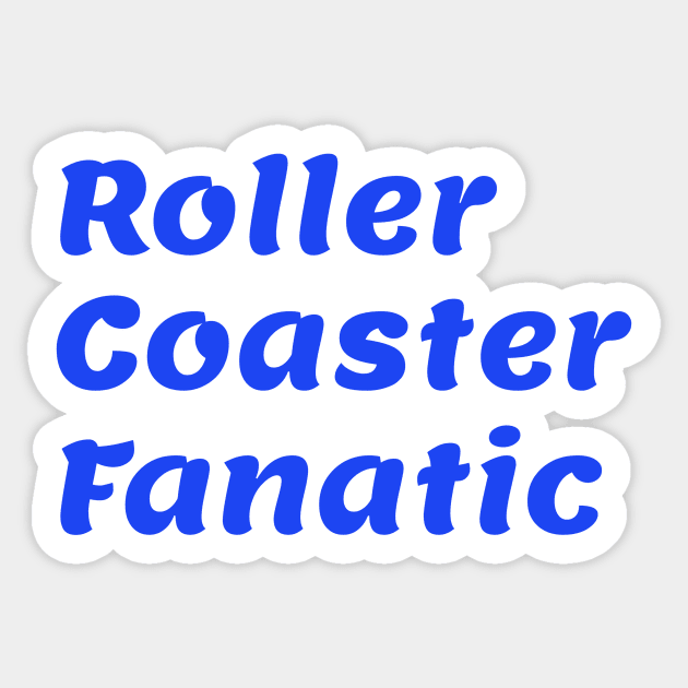 COASTER FANATIC! Bright Blue Version Sticker by ShinyBat